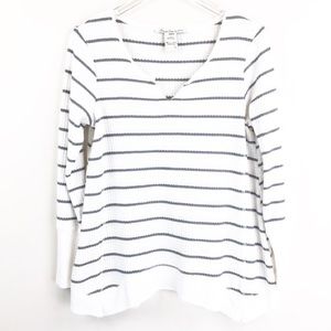 American Rag | Ribbed Pull Over Long Sleeve Top